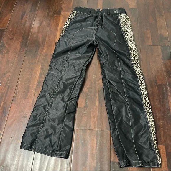 Girlyz Motocross Dirtbike Riding Pants Women’s Size 14 Black And Cheetah - Picture 8 of 9